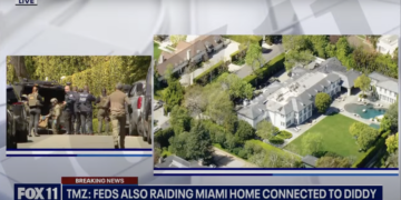 DIDDY’S L.A. & MIAMI HOMES RAIDED BY FEDERAL AGENTS